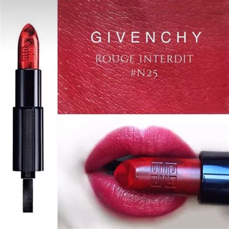 givenchy rouge interdit lipstick 2017